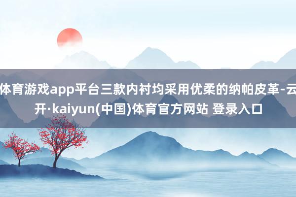 体育游戏app平台三款内衬均采用优柔的纳帕皮革-云开·kaiyun(中国)体育官方网站 登录入口