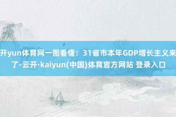 开yun体育网一图看懂：31省市本年GDP增长主义来了-云开·kaiyun(中国)体育官方网站 登录入口
